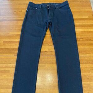 Burberry Mens 30R Skinny Dark Blue Dress Jeans